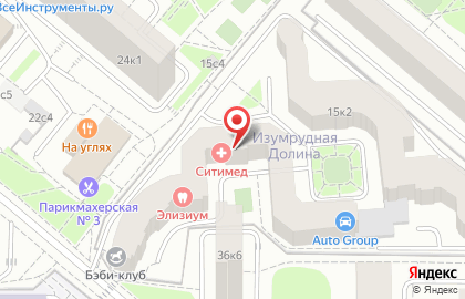 Медицинский центр МедикалКлаб на Ельнинской улице на карте