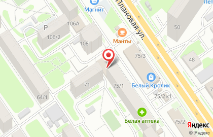 Киоск по продаже фруктов и овощей в Новосибирске на карте