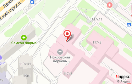 Российская детская клиническая больница в Москве на карте