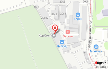 КорСтоп на карте