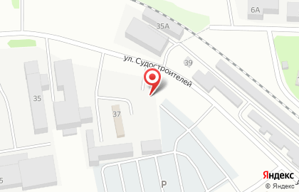 Торговая компания на улице Судостроителей на карте