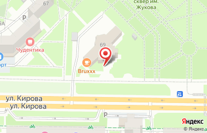 Деловой центр на Кирова на карте