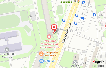 Магазин Крымские вина на Планерной улице на карте