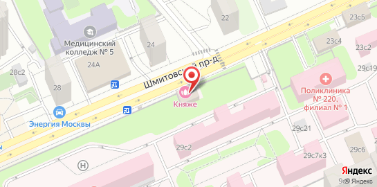 Банный комплекс КНЯЖЕ на карте