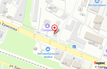 Центр аккумуляторов торгово-сервисная сеть на улице Ермолова на карте