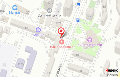 Женская консультация, Городская больница №9 на Абрикосовой улице на карте