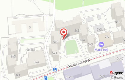 Богородское в Погонном проезде на карте