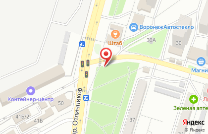 Кафе быстрого питания Шашлычный двор в переулке Отличников на карте