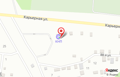 СТО КНП на Карьерной улице на карте