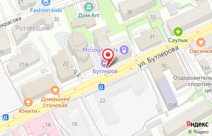 Хостел Бутлеров на карте