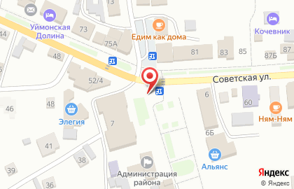 Киоск фастфудной продукции в Горно-Алтайске на карте