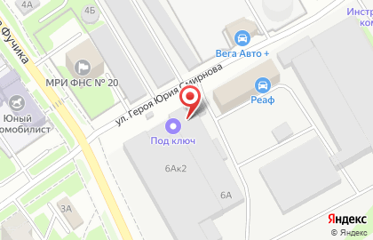 Производственно-торговая фирма Энерго в Автозаводском районе на карте