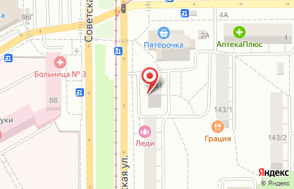 Магазин медицинских товаров Медтехника-Интермед в Правобережном районе на карте
