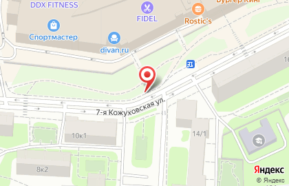 Теремок на 7-й Кожуховской улице на карте
