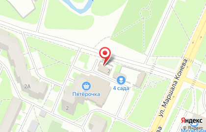 Салон Дом Цветов на улице Маршала Конева на карте