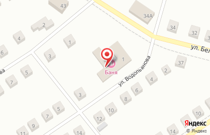 Банно-прачечное предприятие на улице Водопьянова на карте