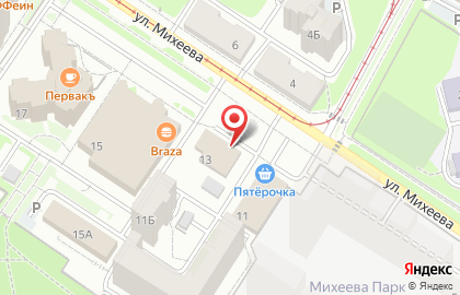 NLE в Центральном районе на карте