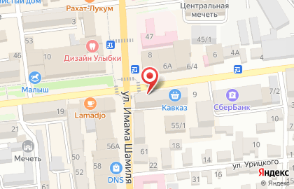 Супермаркет Кавказ на карте