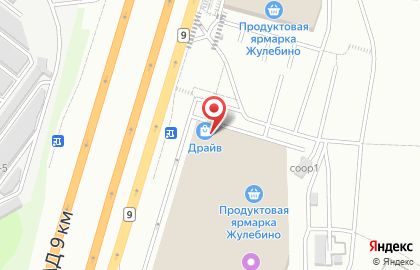 Кафе быстрого питания в Москве на карте