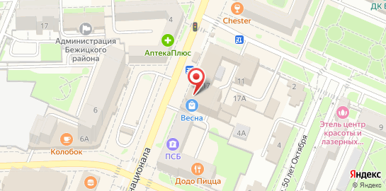 Студия эпиляции Epi Plaza на улице 3 Интернационала на карте