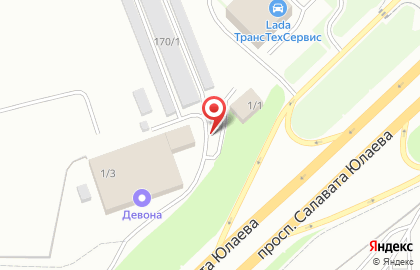 Спутниковые телекоммуникации Башкортостана на карте