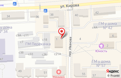 Универсам Пятерочка в Гурьевске на карте