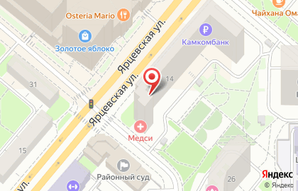 Адвокатский кабинет Панчук А.О. на Ярцевской улице на карте