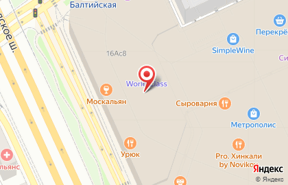 Обувной магазин Rieker в ТРЦ Метрополис на карте