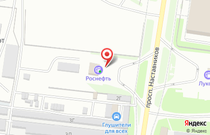 АЗС, ООО РН Северная столица на проспекте Наставников на карте