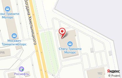 Сервисный центр Nissan в Белгороде на карте