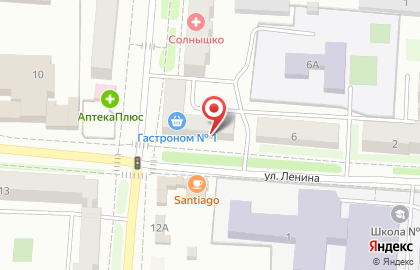 Магазин кондитерских изделий на улице Ленина на карте