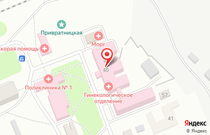 Поликлиника №1 в Иваново на карте