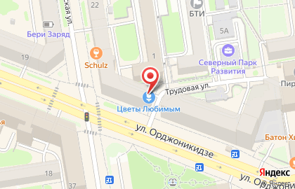 Цветочный салон Цветы любимым! на карте