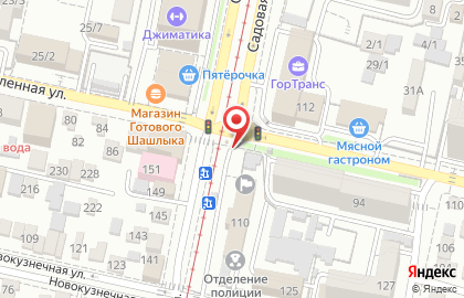 Киоск фастфудной продукции Копик на ​Садовой, 110А на карте