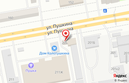 Магазин запчастей для легковых автомобилей Зебра на улице Пушкина на карте