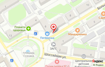 ПКЦ на Большевистской улице на карте