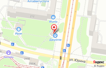 Зоомагазин Джунгли на улице Попова, 56а на карте