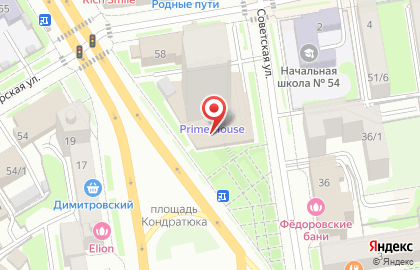 Студия маникюра в Новосибирске на карте