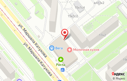 Modern на улице Маршала Катукова на карте