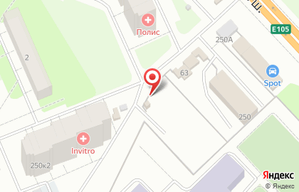 Автостоянка в Санкт-Петербурге на карте
