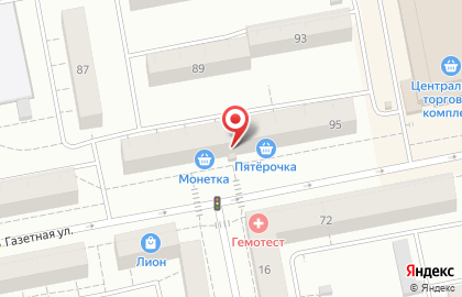 Кафе-кулинария Шале на Газетной улице на карте