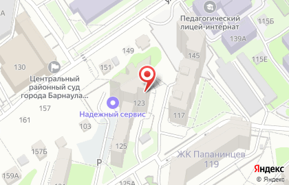 Хостел Барнео на карте