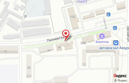 Магазин кондитерских изделий на Пионерской улице на карте