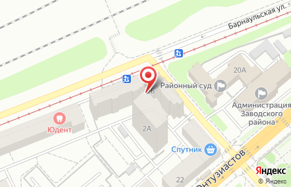 Полезный магазин на Барнаульской улице на карте