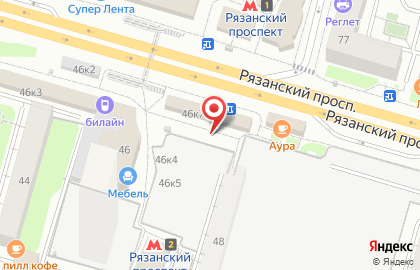 Путевка в Жизнь ООО на Рязанском проспекте на карте