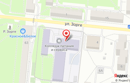 Новосибирский колледж питания и сервиса на карте