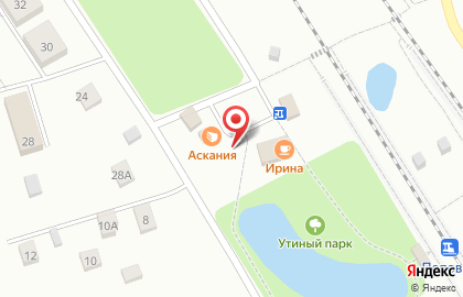 Сеть булочных Асканиа на Вокзальной улице на карте
