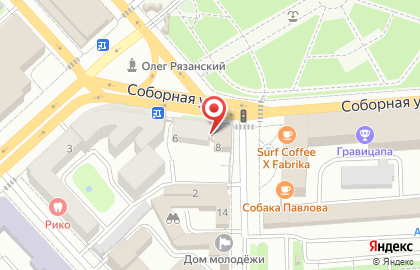 Магазин трикотажа и косметики Рязаночка на карте