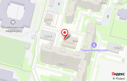 Городской центр жилищных субсидий на Туристской улице на карте