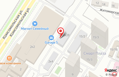 Бизнес-парк Сфера в Советском районе на карте